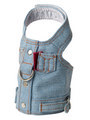 Doggles Blue Denim Harness Vest