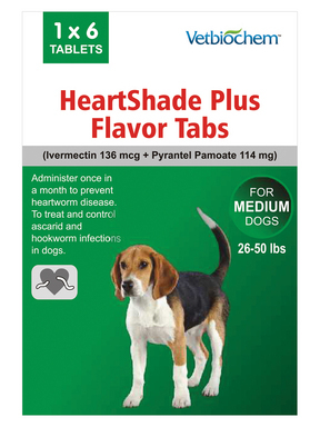 Generic Heartgard Plus (Ivermectin & Pyrantel)